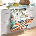 thumbnail image 2 of Yayeee Magnetic Dishwasher Cover for The Front Decoration Home Kitchen Machine Sticker Protector, Beige Abstract Wavy, 2 of 6
