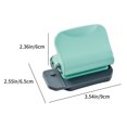 thumbnail image 3 of up to 65% off karymi Hole Punch 6 Holes Manual Loose-leaf Hole Punch Adjustable Round Hole Small Hole Punch Office Multi-Hole Labour-Saving Hole Punch Living Room Decor The Big Save, 3 of 8