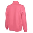 thumbnail image 4 of Charles River Apparel 9359 Crosswind Quarter Zip Sweatshirt-Preppy Pink-L, 4 of 4