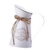 thumbnail image 4 of Jarra rústica decorativa para flores, florero antiguo tipo jarra de leche, jarrón de estilo rústico Blanco, 4 of 9