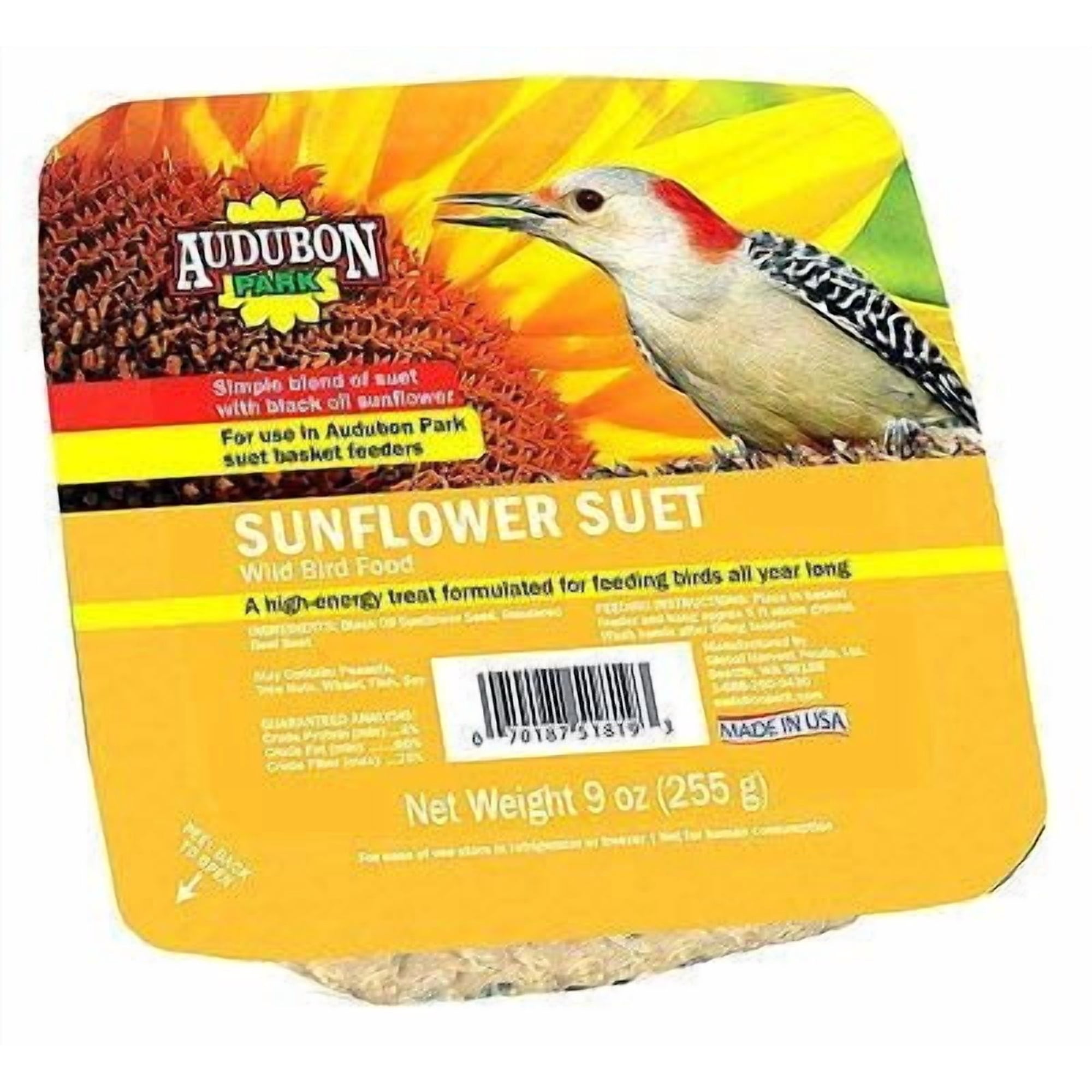Global Harvest Foods 11OZ Sunflower Suet — Residential Use, Standard Application