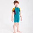 thumbnail image 4 of Soidarity Trajes de neopreno para niños, traje de buceo con protección solar, traje de baño de una pieza de nailon de neopreno ultrafino para jóvenes, Deportes acuáticos Amarillo XXL Soidarity OD003672-05, 4 of 6