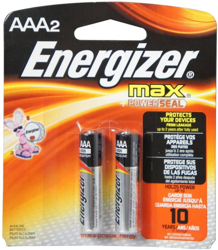 Energizer MAX Alkaline Batteries AAA 2 Each (Pack of 360)
