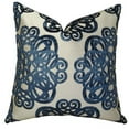 thumbnail image 1 of Plutus Archetype Sapphire Handmade Throw Pillow, (Double sided 16" x 16"), 1 of 3