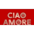 thumbnail image 2 of Ciao Amore Adult Red Crew Neck Short Sleeve Tee-Medium, 2 of 5