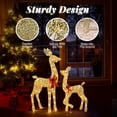 thumbnail image 4 of Ktaxon Christmas Outdoor Christmas Decoration Reindeer Deer Set Lighted Decor, 4 of 9