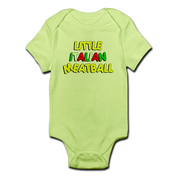 CafePress - Little Italian Meatball Infant Bodysuit - Baby Light Bodysuit