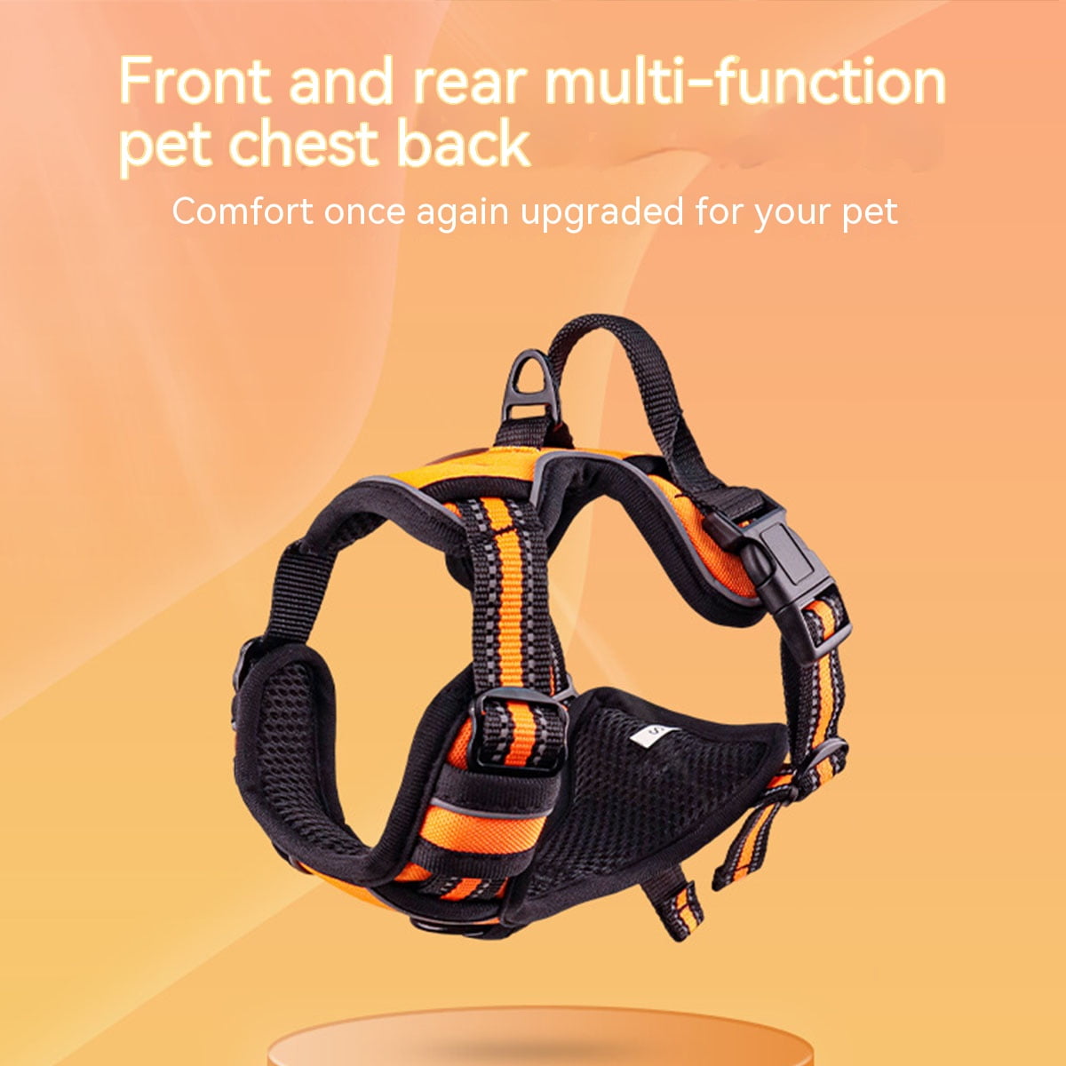 Gliard Dog Harness, No Pull Dog Harness Pet with 2 Leash Clips for  Large/Small/Middle Dogs (VV Pattern-M Size)