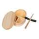 thumbnail image 3 of Caja bento japonesa, contenedor de alimentos, lonchera de madera, vajilla, tazón de textura suave Talla L, 3 of 9