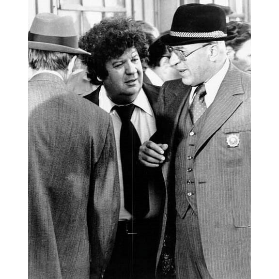 Kojak Telly Savalas Dan Frazer George Savalas in scene 8x10 inch photo