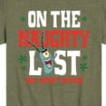 thumbnail image 3 of SpongeBob SquarePants - Plankton Naughty List - Toddler And Youth Short Sleeve Graphic T-Shirt, 3 of 6