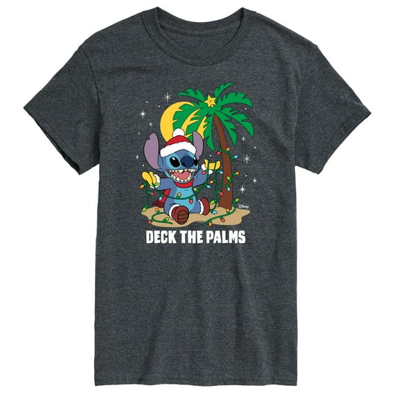 Lilo & Stitch - Deck The Palms - Men's Short Sleeve Graphic T-Shirt
