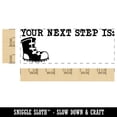 thumbnail image 2 of Your Next Step is Teacher Student School Self-Inking Rubber Stamp Ink Stamper - Lime Green Ink - Large 2-3/4 Inch, 2 of 7