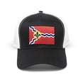 thumbnail image 6 of International Tie Milwaukee People’s Flag Hat for Men and Women – Snapback Trucker Baseball Cap (Black White), 6 of 7