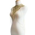thumbnail image 4 of Fiudx Cadena Corporal, Elegante Alegría de Encaje, Cuello de Borlas Multicapa, Cadena Corporal de Longitud Longitudinal, Accesorio de Moda, Inexpugnable para Guardarropa de Una Mujer, Ideal para Ocas, 4 of 7