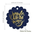 thumbnail image 6 of Inkdotpot Pack Of 50 Real Gold Foil Paper Tags Jingle All The Way Christmas Favor Hang Tags, 6 of 7