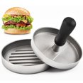 thumbnail image 1 of nipocaio Nonstick Hamburger Press Patty Maker Mold With Wax Patty Paper Sheets Meat Beef Pork Lamb Cheese Halal Nut Veggie Burger Maker For, 1 of 5