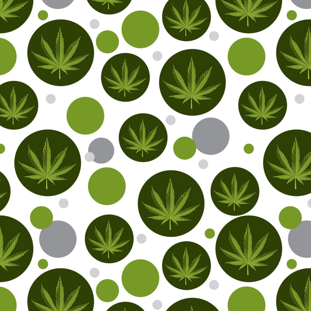 Marijuana Leaf Design Cannabis Pot Premium Gift Wrap Wrapping Paper