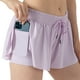 thumbnail image 1 of Traje de yoga para mujer, para correr, fitness, tenis, falda, pantalones cortos deportivos con bolsillo, 1 of 6