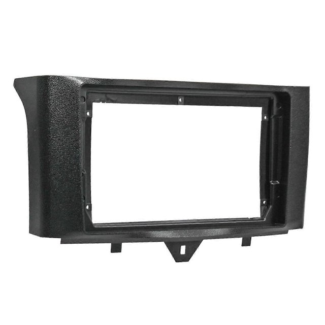 Embellecedor de radio de coche 2 Din para Smart Fortwo 2011-2015, adaptador de placa estéreo DVD, montaje en el salpicadero