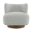 thumbnail image 3 of Lisa Gray Tweed Accent Chair, 3 of 7