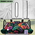 thumbnail image 6 of Yuyamidu Colorful Hibiscus Golf Cart Seat Covers with Pockets Tropical Palm Leaves Golf Cart Seat Towel Blanket for 2 Passenger Heavy Duty Club Car Accessories Protect Your Golf Carts, 6 of 7