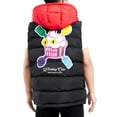 thumbnail image 2 of Men's Wedding Cake Black "Cake Love" Puffer Vest - 2XL, 2 of 2