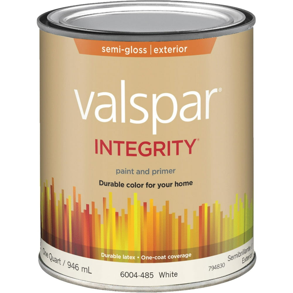 Valspar Integrity Latex Paint And Primer SemiGloss