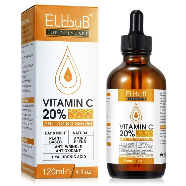 Sérum ELBBUB Premium con 20% de vitamina C y ácido hialurónico 120 ml