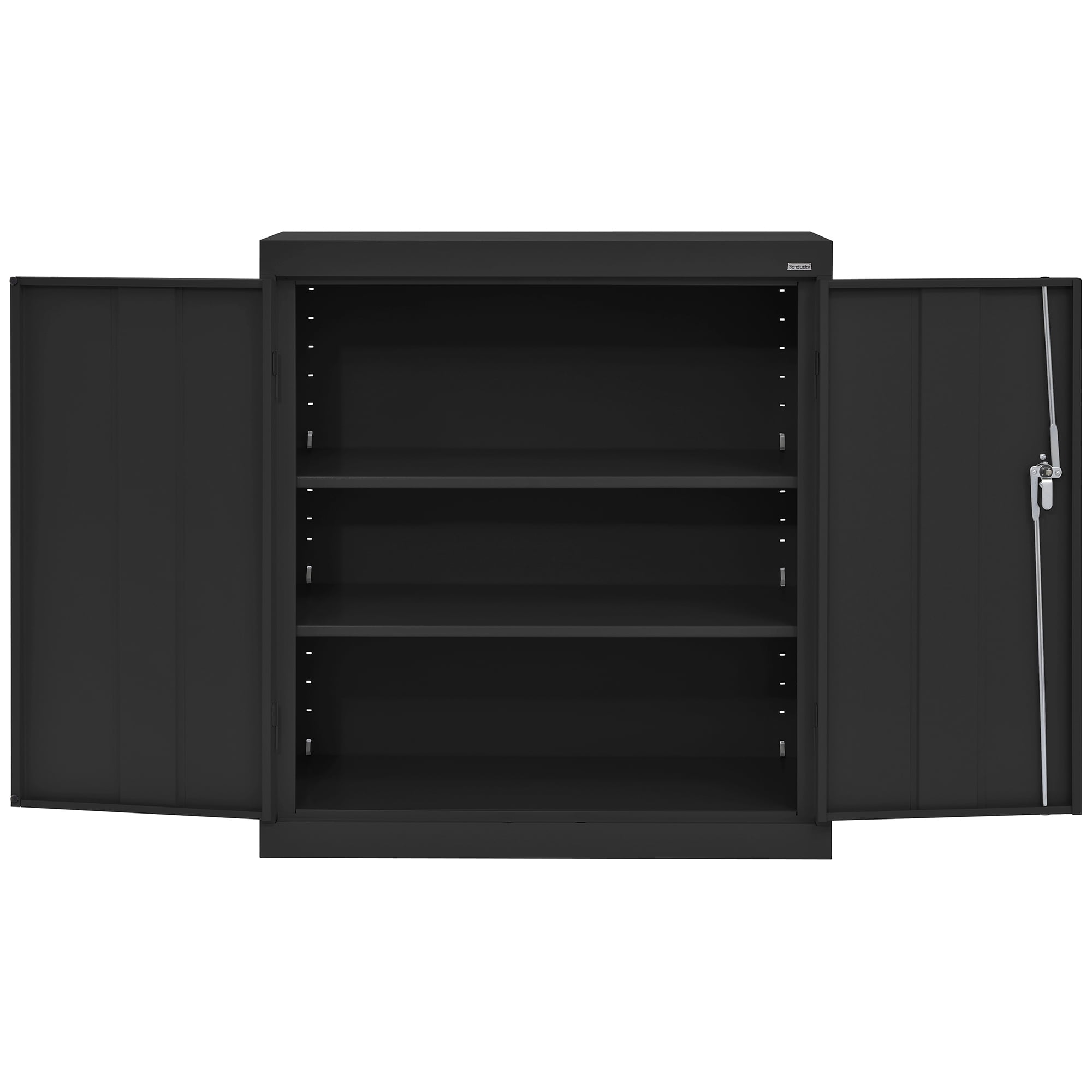 Sandusky Classic Series 24-Gauge Welded Steel Garage Storage Cabinet, Black