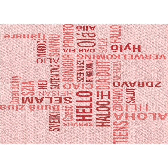 Ahgly Company Machine Washable Indoor Rectangle Transitional Light Rose Pink Area Rugs, 7' x 10'