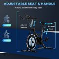 thumbnail image 6 of Soozier Exercise Bike, Stationary Bike for Home, Indoor Cycling Bike, Adjustable Workout Bike with Comfortable Seat Cushion and LCD Monitor, 6 of 9