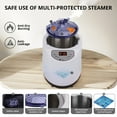 thumbnail image 5 of Portable Sauna Tent for Home, Caveen Personal Steam Sauna Box, with 3L&1200W Steamer, 15 Levels Heating, 60 Minutes Timer, Chair, Remote Control, Black, 5 of 11