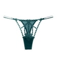 thumbnail image 6 of ZVNAΖH Women's Sexy G String Thongs, Valentine's Day Gifts, Couple Supplies, One Size, Floral Lace Panties Hollow Out See Though Panties, 6 of 6