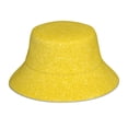 thumbnail image 1 of Balery Yellow Glitter Sombreros para el sol para hombre y mujer, sombrero de pescador con UPF 50+, 1 of 6