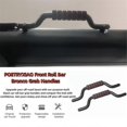 thumbnail image 5 of Front Roll Bar Aluminum Alloy Grab Handles for 2021 2022 2023 Interior Accessories (Black), 5 of 5