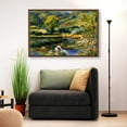 thumbnail image 2 of IDEA4WALL Framed Canvas Wall Art for Living Room, Bedroom La Grenouillere by Pierre-Auguste Renoir Canvas Prints for Modern Home Decoration Ready to Hang, 2 of 4