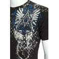 thumbnail image 5 of ARCHAIC by AFFLICTION Black HEAVYWEIGHT Short Sleeve Slim Fit Y2K T-shirt NWT, 5 of 7