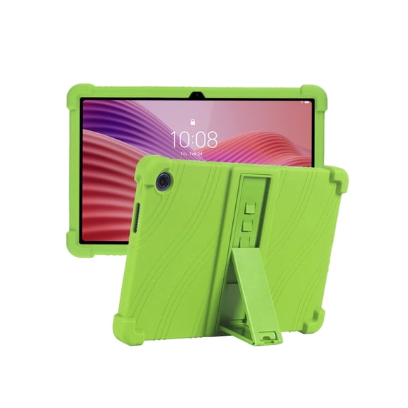 HYRACPO Silicone Case for Lenovo Tab 10.1 inch, Soft Flexible Shockproof Protective Tablet Cover, Anti-Scratch & Lightweight Slim Design-Green