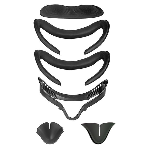 VR Eye Pad antideslizante VR Glass Cover a prueba de sudor Lente Cojín Protector de repuesto para Oculus Quest 2, 6unids/set Eigraketly EL001360-00B