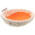 thumbnail image 1 of Handmade Cotton Weave Hemp Rope Nests Birds Breeding Hatching Nest Parrot Nesting Box Cage Hatch House Hut Cave for Small Parrots Budgie Parakeet Cockatiel Lovebird (Large Size), 1 of 2