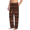 thumbnail image 6 of Logiee Vintage Pumpkin Pattern Print Pajama Pants for Men,Men’s Pajama Bottoms,Mens PJ Pants with Pockets & Button Fly-Small, 6 of 6