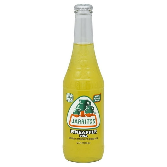 Jarritos Pineapple Soda, 12.5 oz. Pack of 6