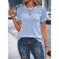 thumbnail image 2 of Tops de verano elegantes e informales con cuello redondo para mujer Dokotoo, 2 of 5