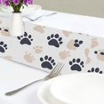 thumbnail image 4 of Yayeee Table Runner 70 inches Long Home Kitchen Dinning Party Decoration, Black Cat Paw, 4 of 7