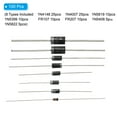 thumbnail image 2 of Uxcell Rectifier Diode Assorted Kit, 100pcs 8 Values Element in a Pack for Electrical, 2 of 4