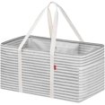 thumbnail image 1 of Bolsa de mano LHZK, de pie, extra grande, utilitaria, con marco de metal, 1 of 9