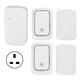thumbnail image 1 of Self Powered Doorbell Set 2 Transmitter Long Range 38 Ringtones Battery Free for Home Villa AC 100V?230V Plug, 1 of 5
