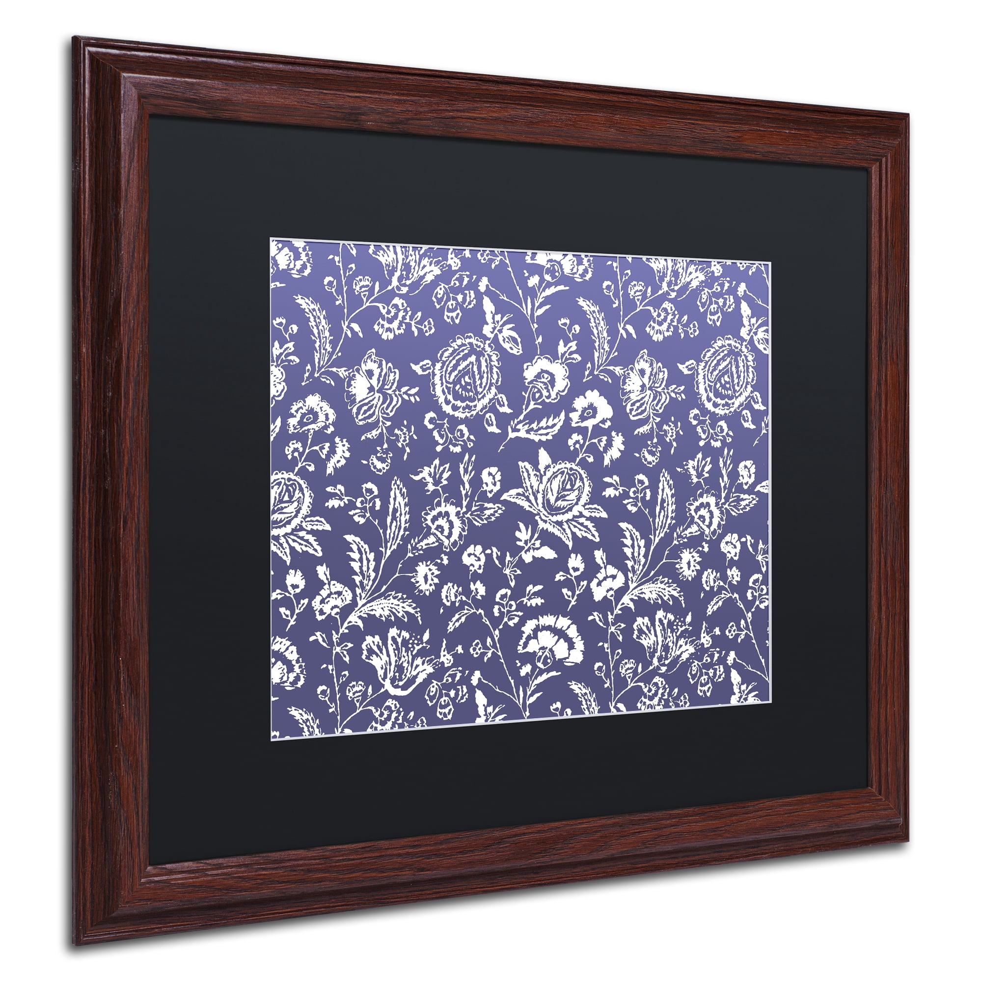 Trademark Fine Art 'Toile Fabrics X' Matted Framed Art by Color Bakery
