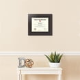 thumbnail image 2 of ArtToFrames 10x12 inch Diploma Frame - Framed in Grey and Black Frame with Black and Gold Mats, Comes with Regular Glass and Sawtooth Hanger for Wall Hanging (D-4448-10x12), 2 of 4